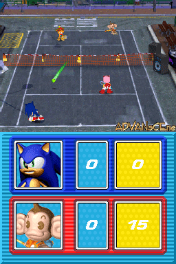 Sega Superstars Tennis screenshot 3 for Nintendo DS